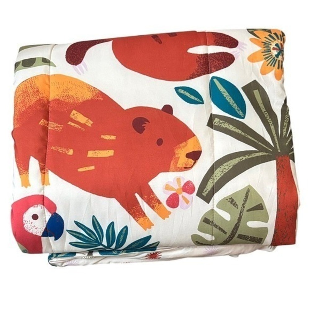 The Big One Kids Jack Jungle Animals "Stay Wild" 2-Piece Comforter Set Twin - Picture 4 of 7